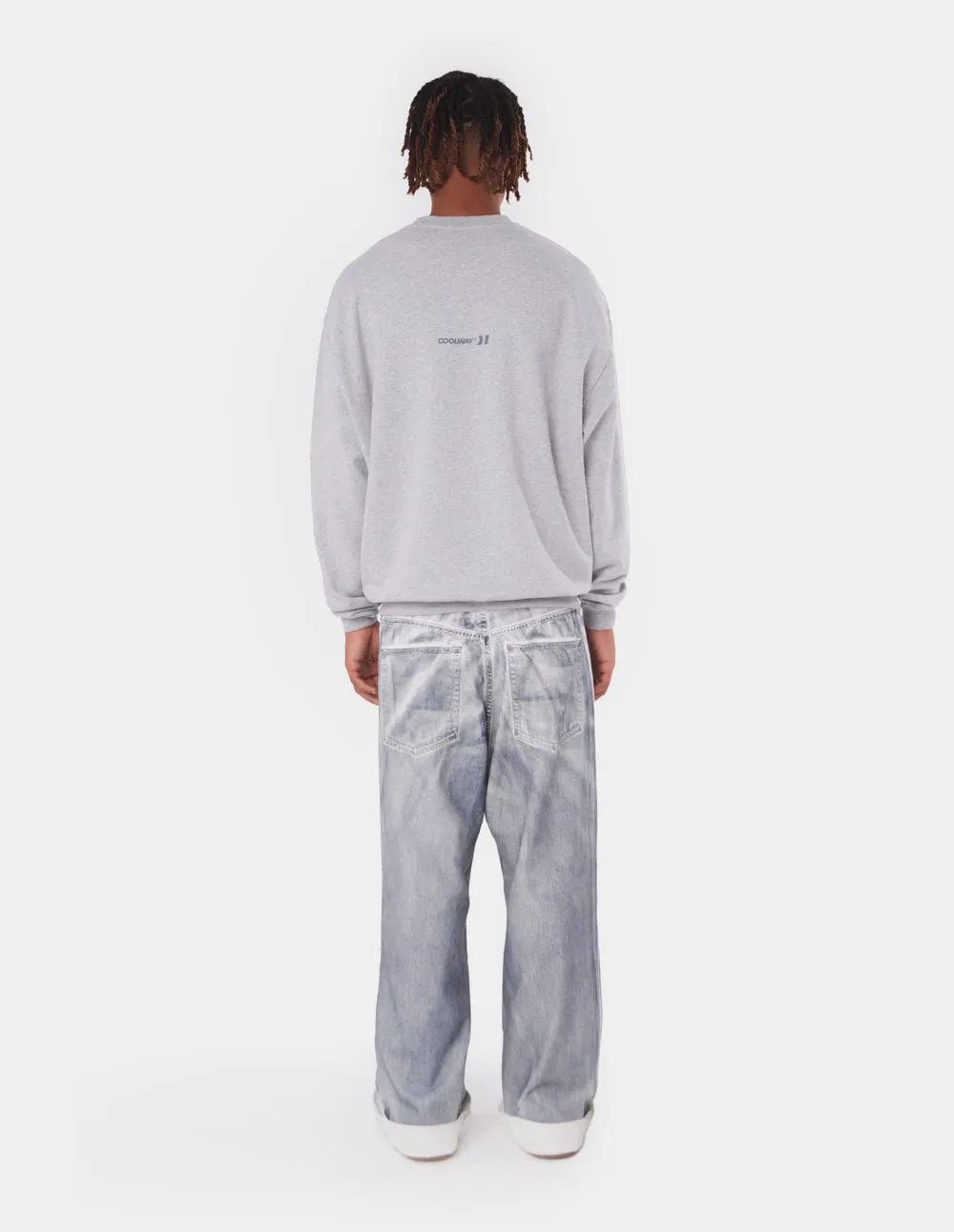 Straight Grey Crewneck sold by Coolway product image thumbnail 5