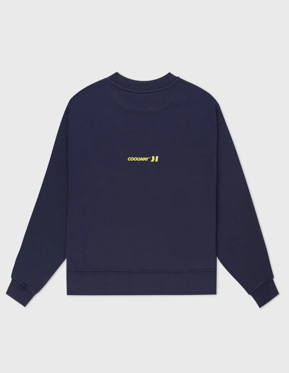 Straight Navy Crewneck sold by Coolway product image thumbnail 3