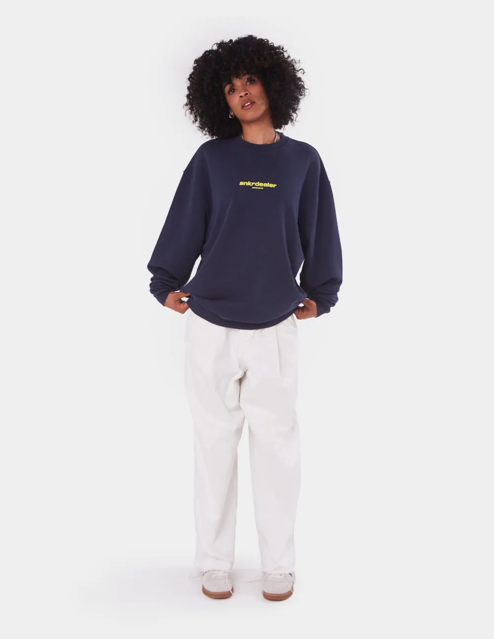 Straight Navy Crewneck sold by Coolway product image thumbnail 4