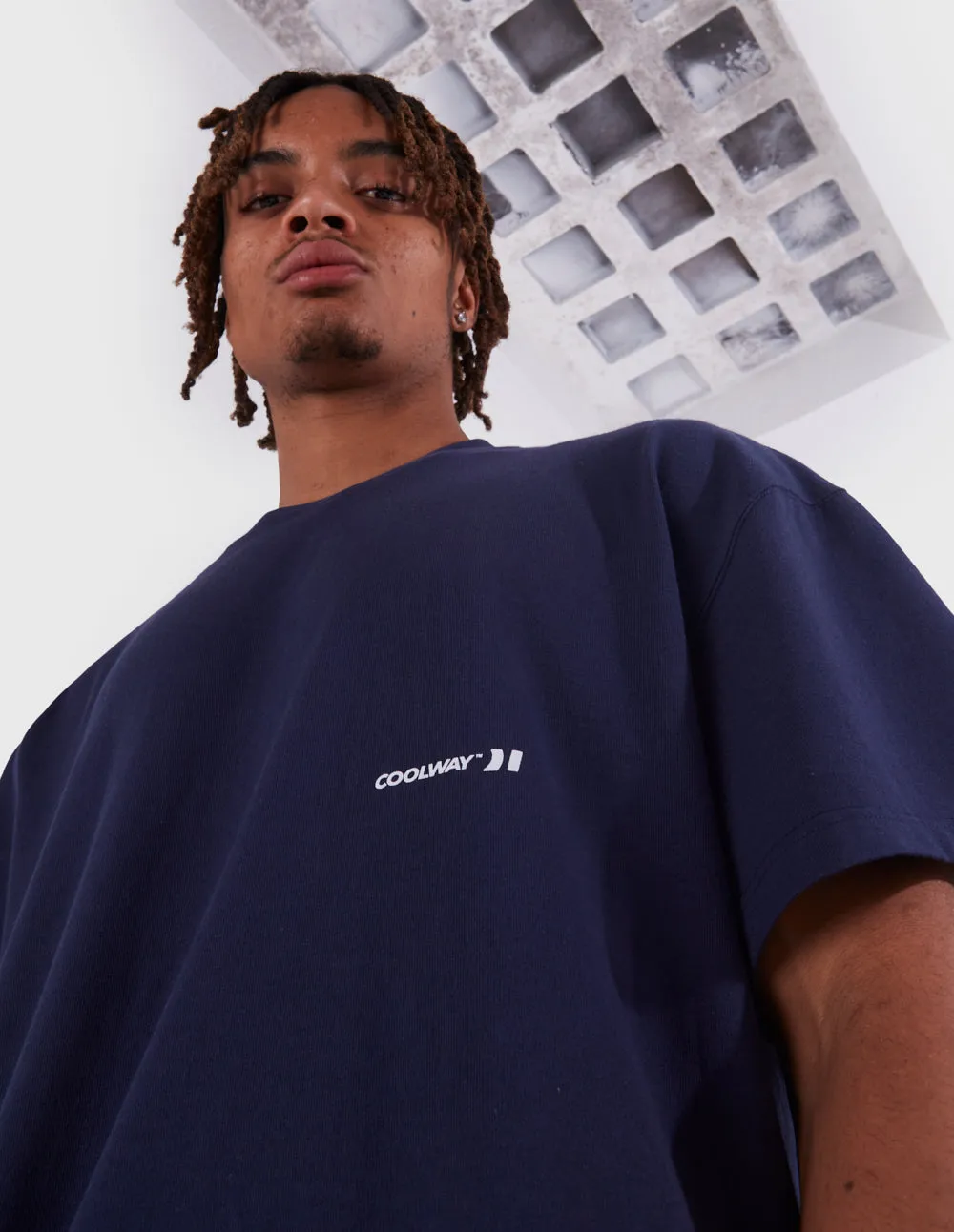 Snkr Navy T-Shirt sold by Coolway product image thumbnail 2