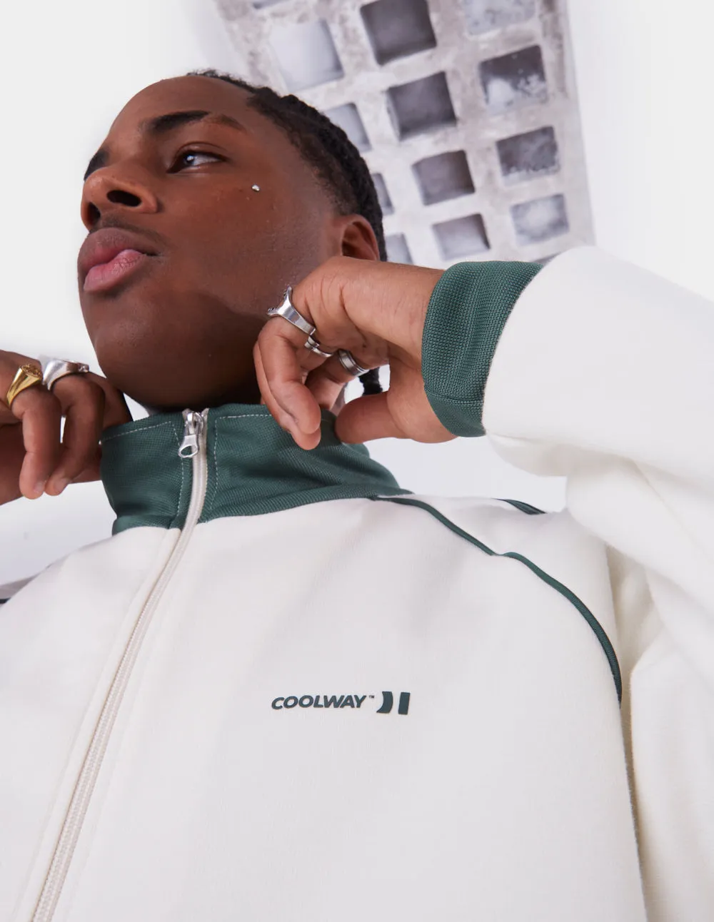 Ice Green Track-jacket sold by Coolway product image thumbnail 2