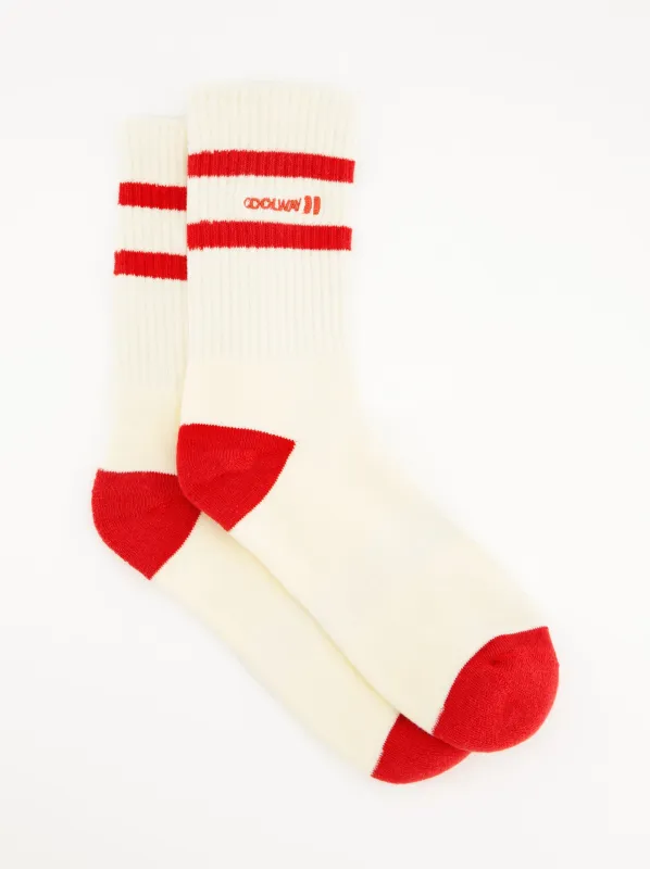 Court Red Socks sold by Coolway