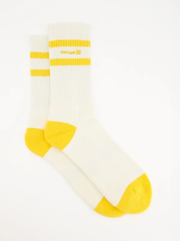 Court Yellow Socks sold by Coolway