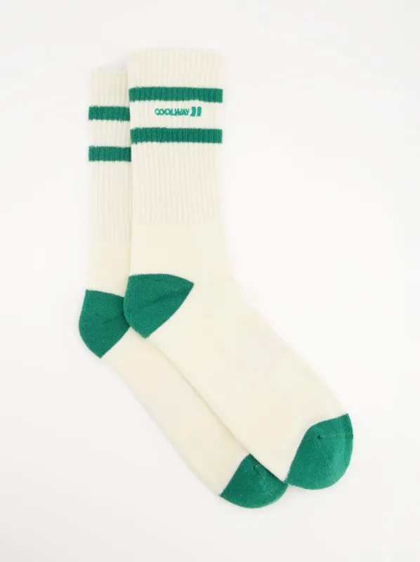 Court Green Socks sold by Coolway