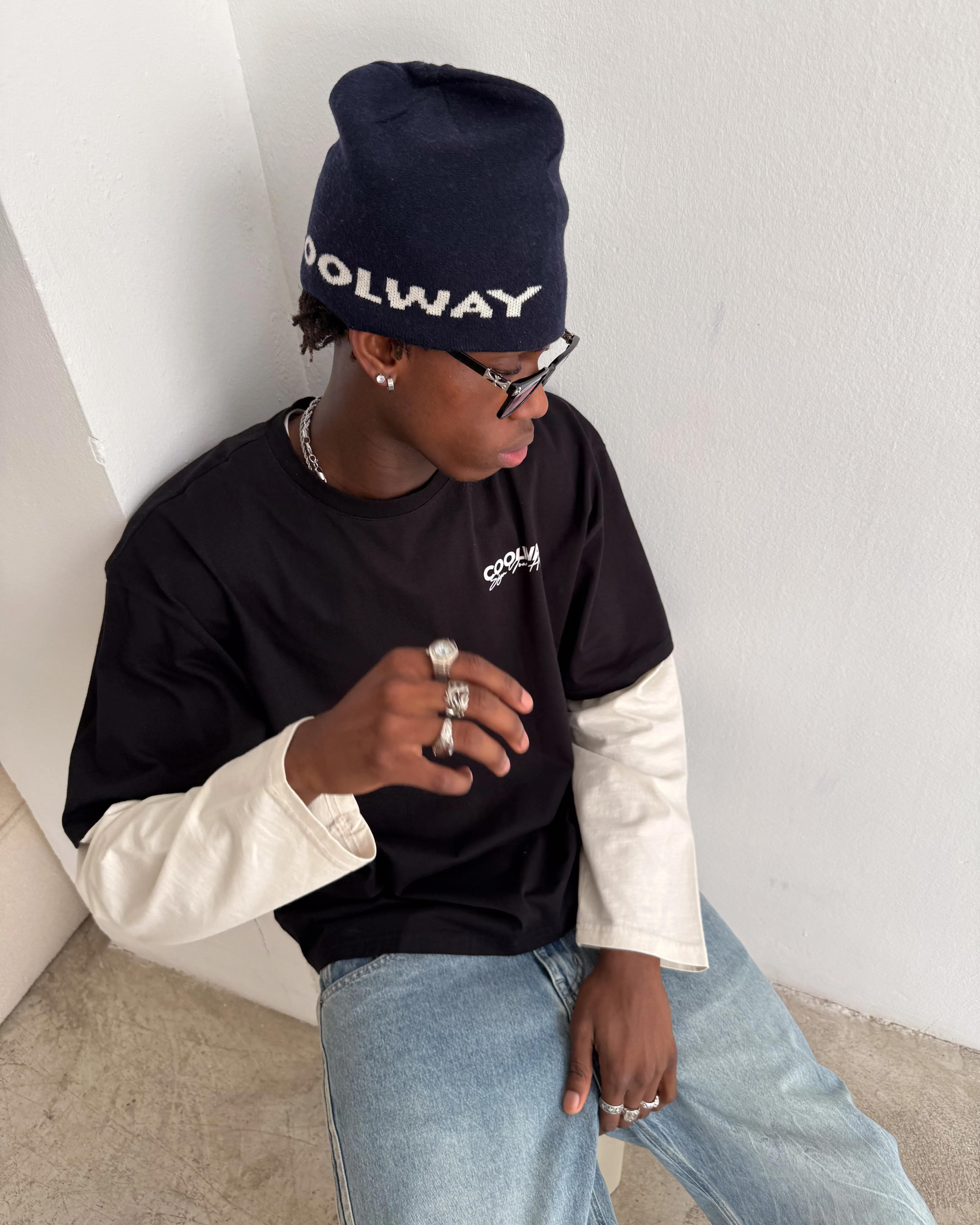 C' Navy Beanie sold by Coolway product image thumbnail 2