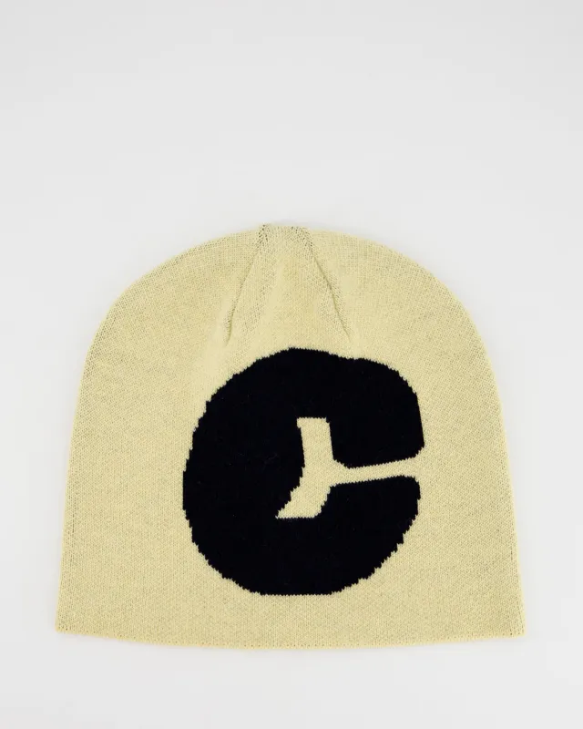 C' Yellow Beanie made by Coolway