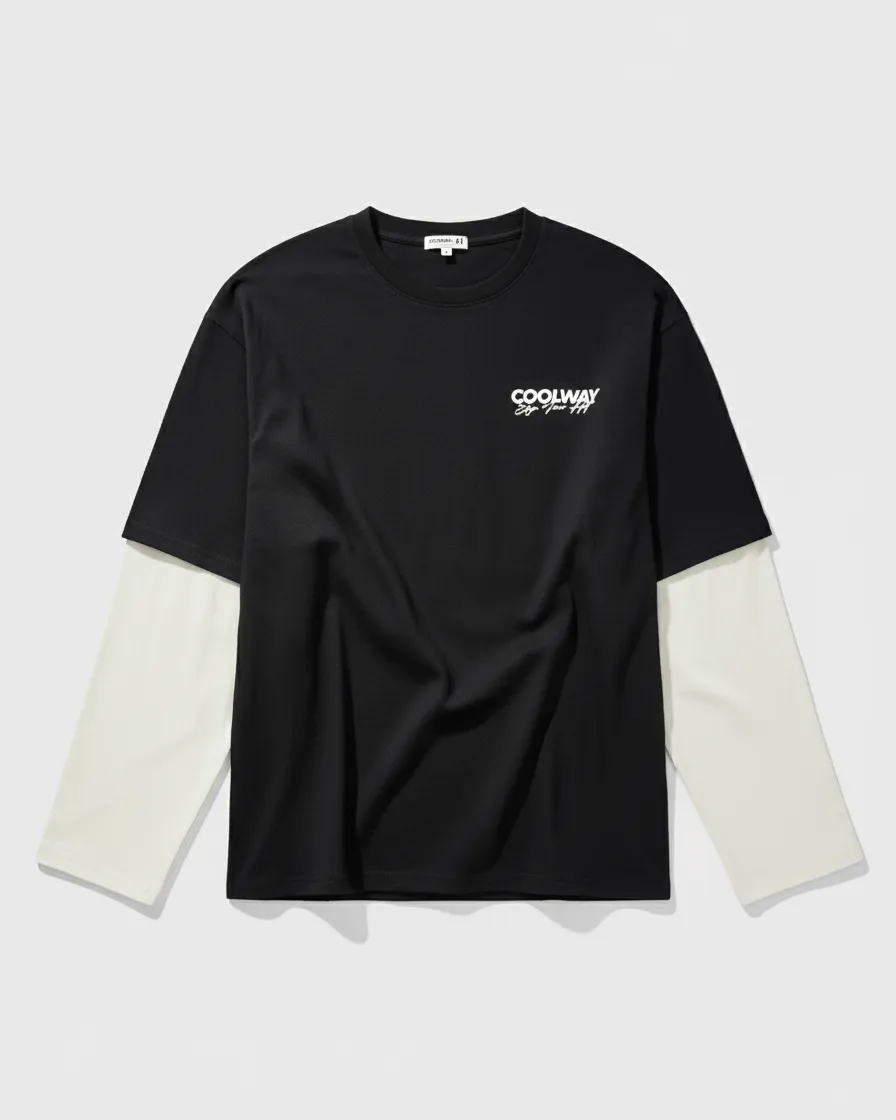 Black Double Sleeve sold by Coolway product image thumbnail 2