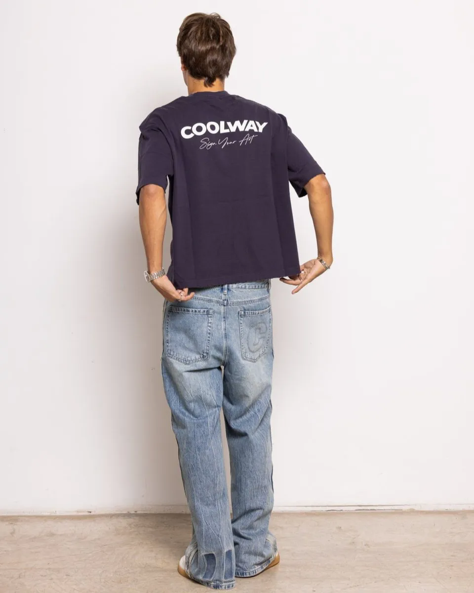 Classic Navy T-Shirt sold by Coolway product image thumbnail 3