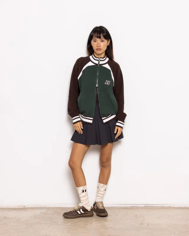 Basil Green Knit Zipper made by Coolway