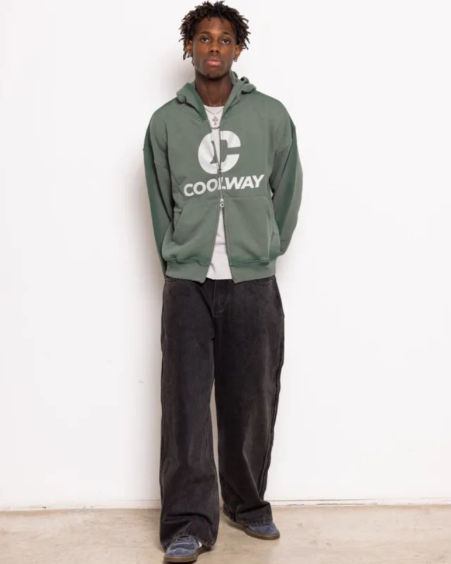 Break Green Zipped Hoodie sold by Coolway