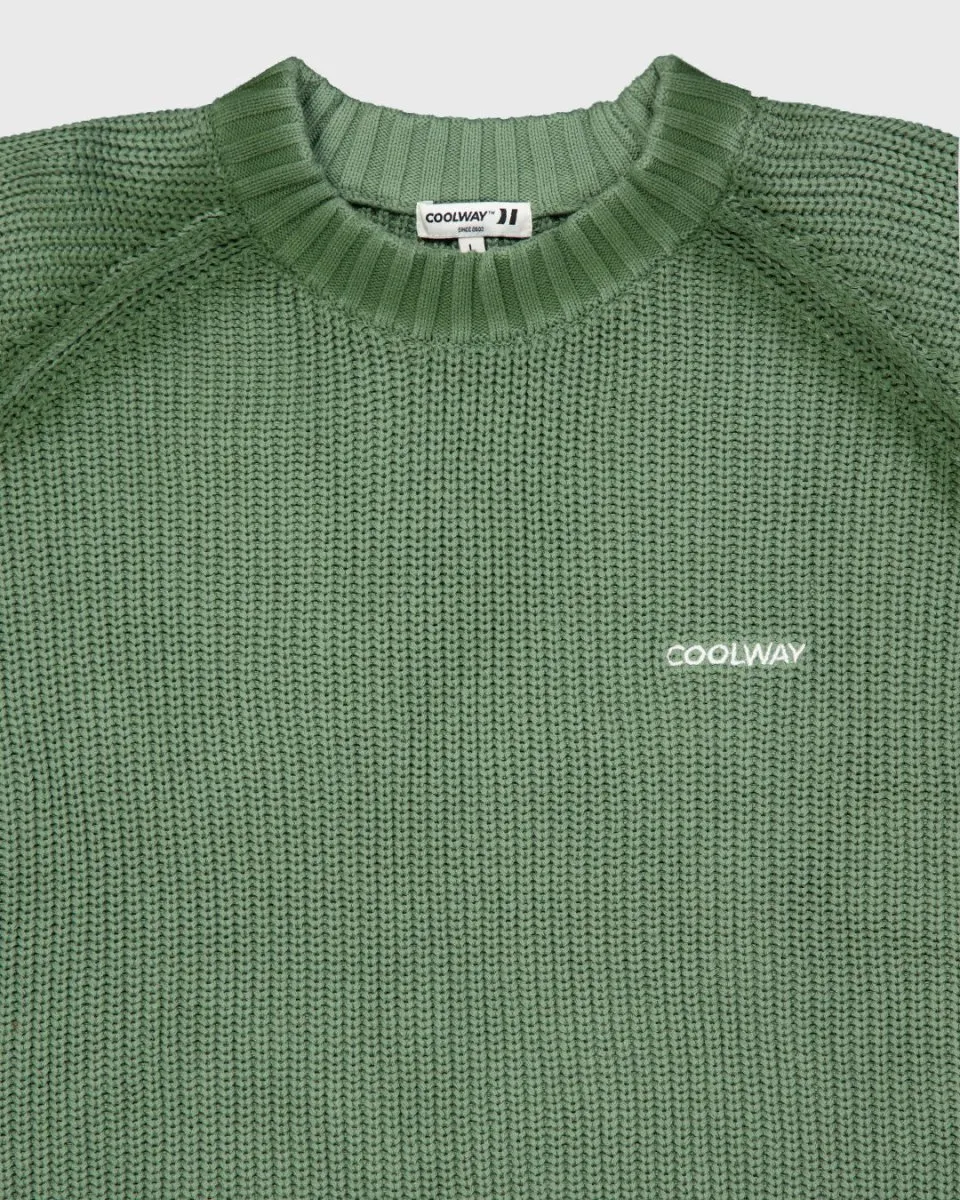 Green Knit Sweater sold by Coolway product image thumbnail 5