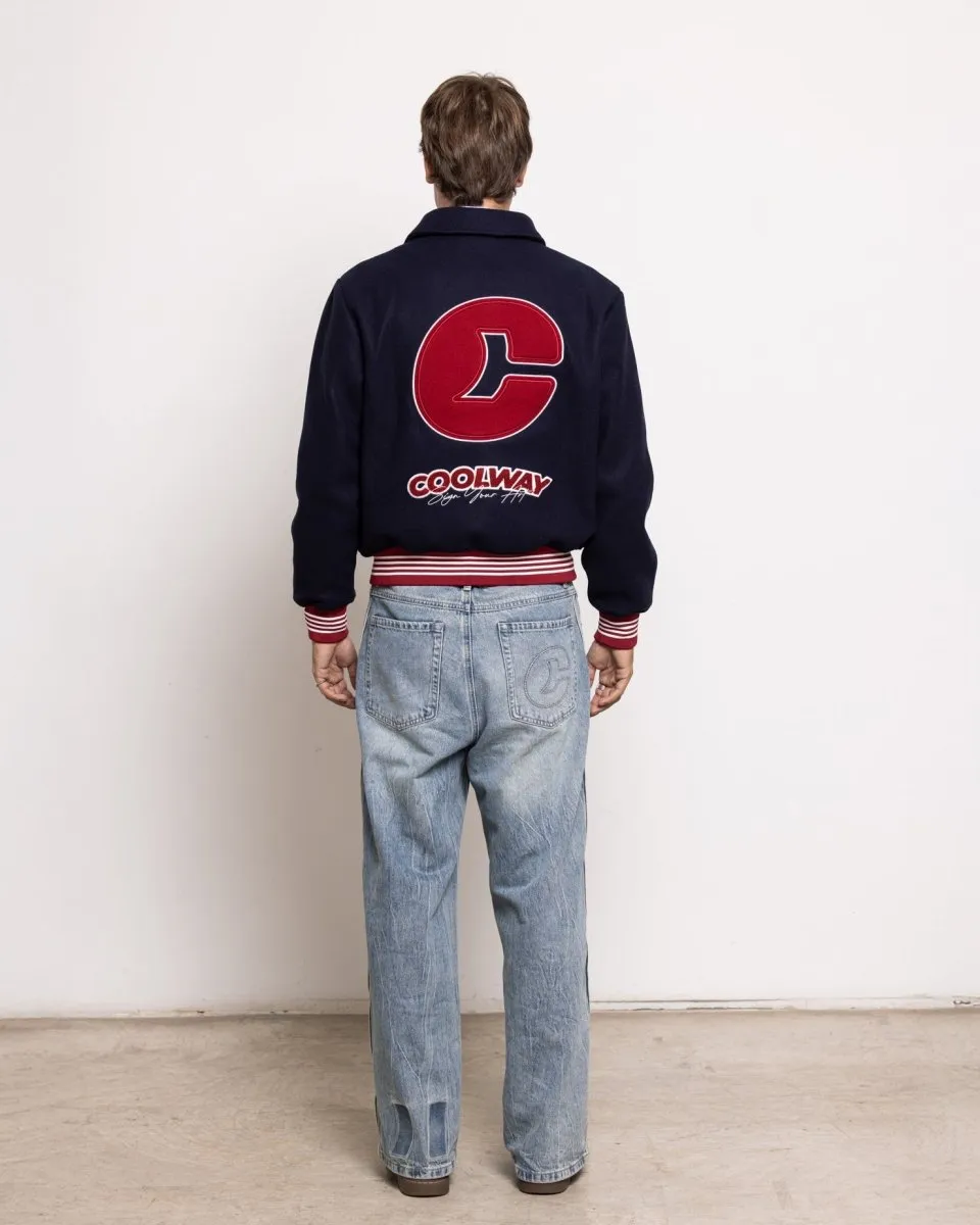 Dark Navy Varsity sold by Coolway product image thumbnail 4