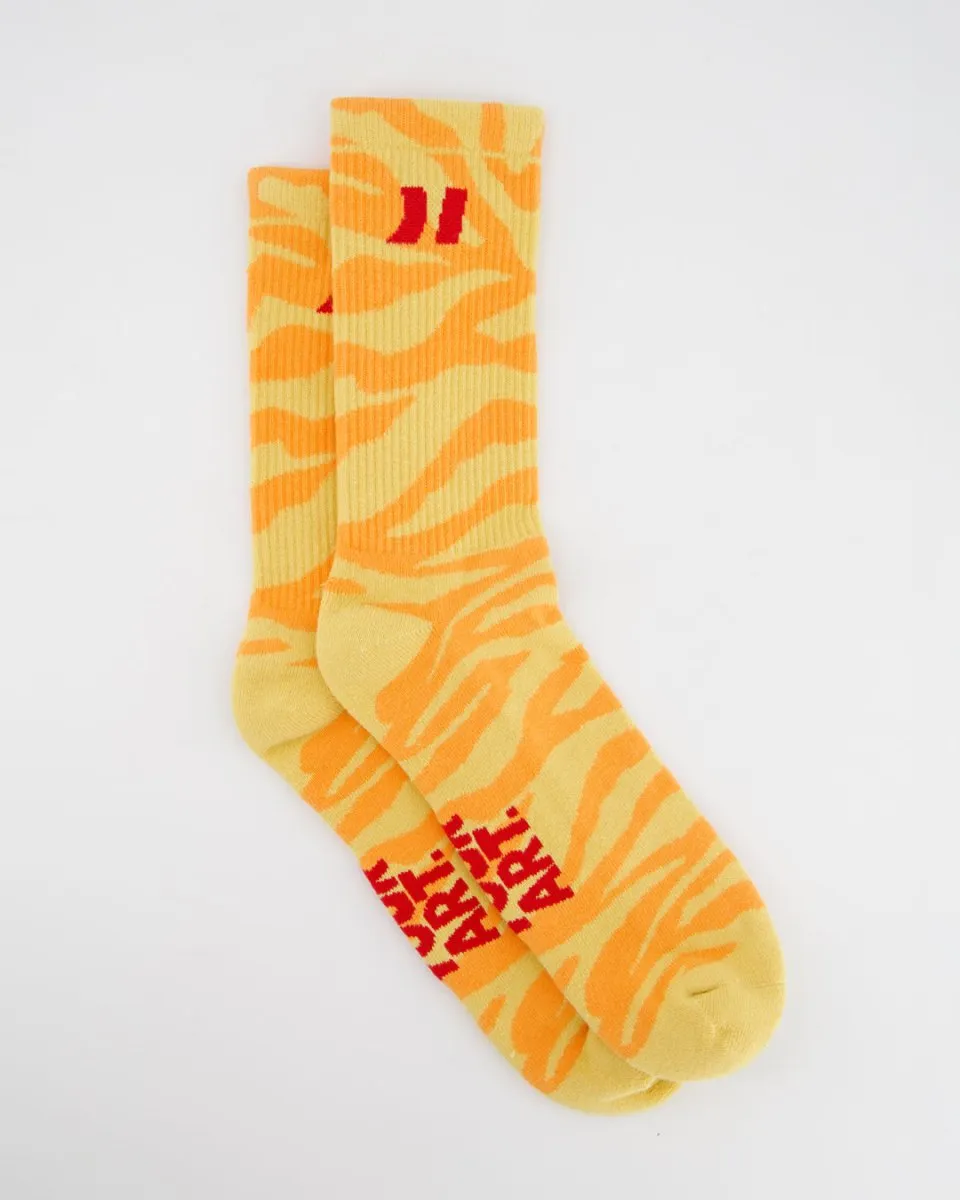 Zebra Yellow Socks sold by Coolway