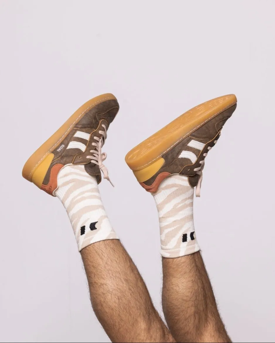 Zebra White Socks sold by Coolway product image thumbnail 2