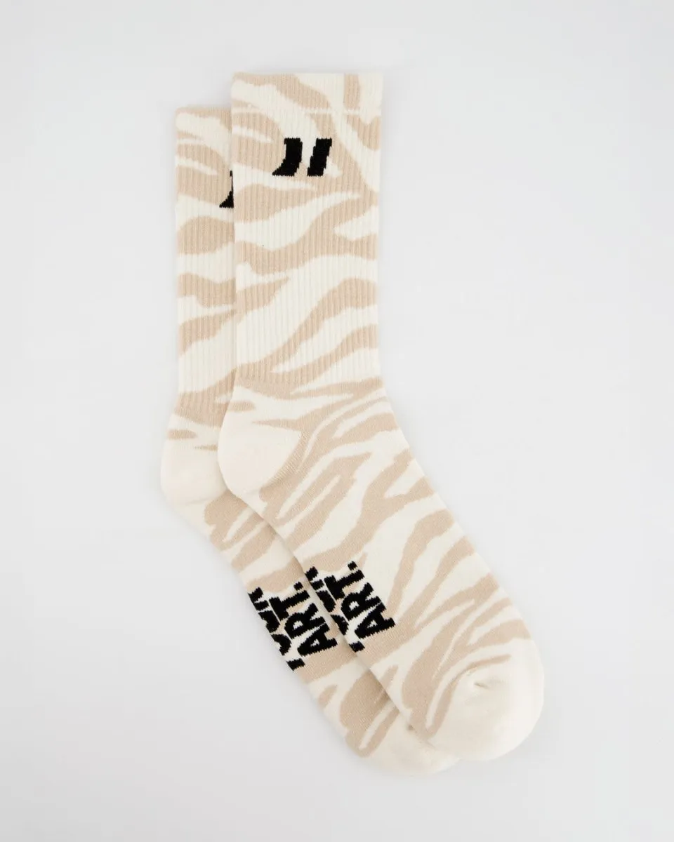 Zebra White Socks sold by Coolway