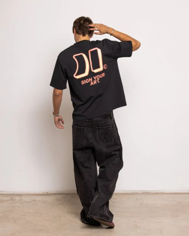 Iconic Black T-Shirt sold by Coolway