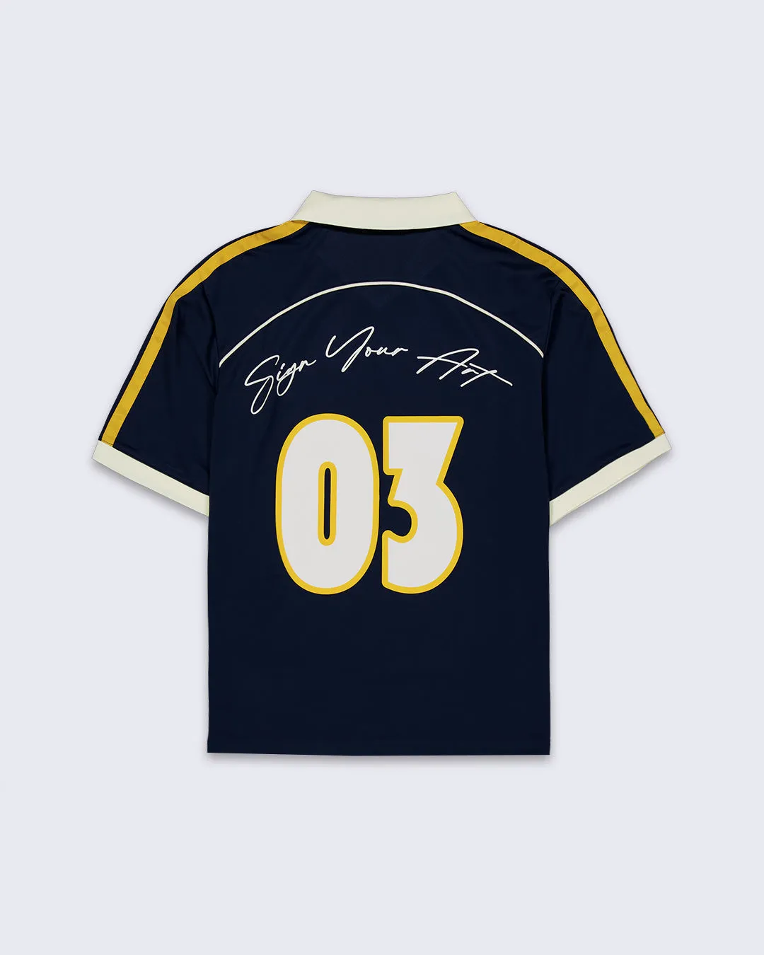 Navy Ink Football Tee sold by Coolway product image thumbnail 4