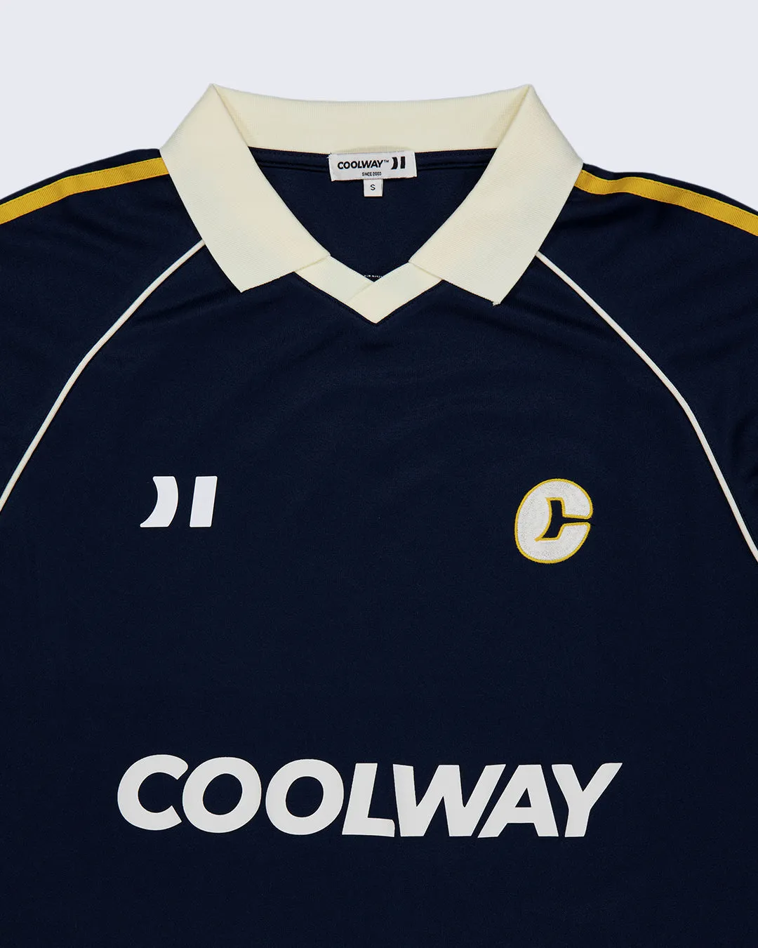 Navy Ink Football Tee sold by Coolway product image thumbnail 5