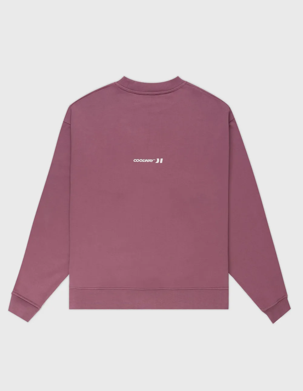 Straight Burgundy Crewneck sold by Coolway product image thumbnail 3