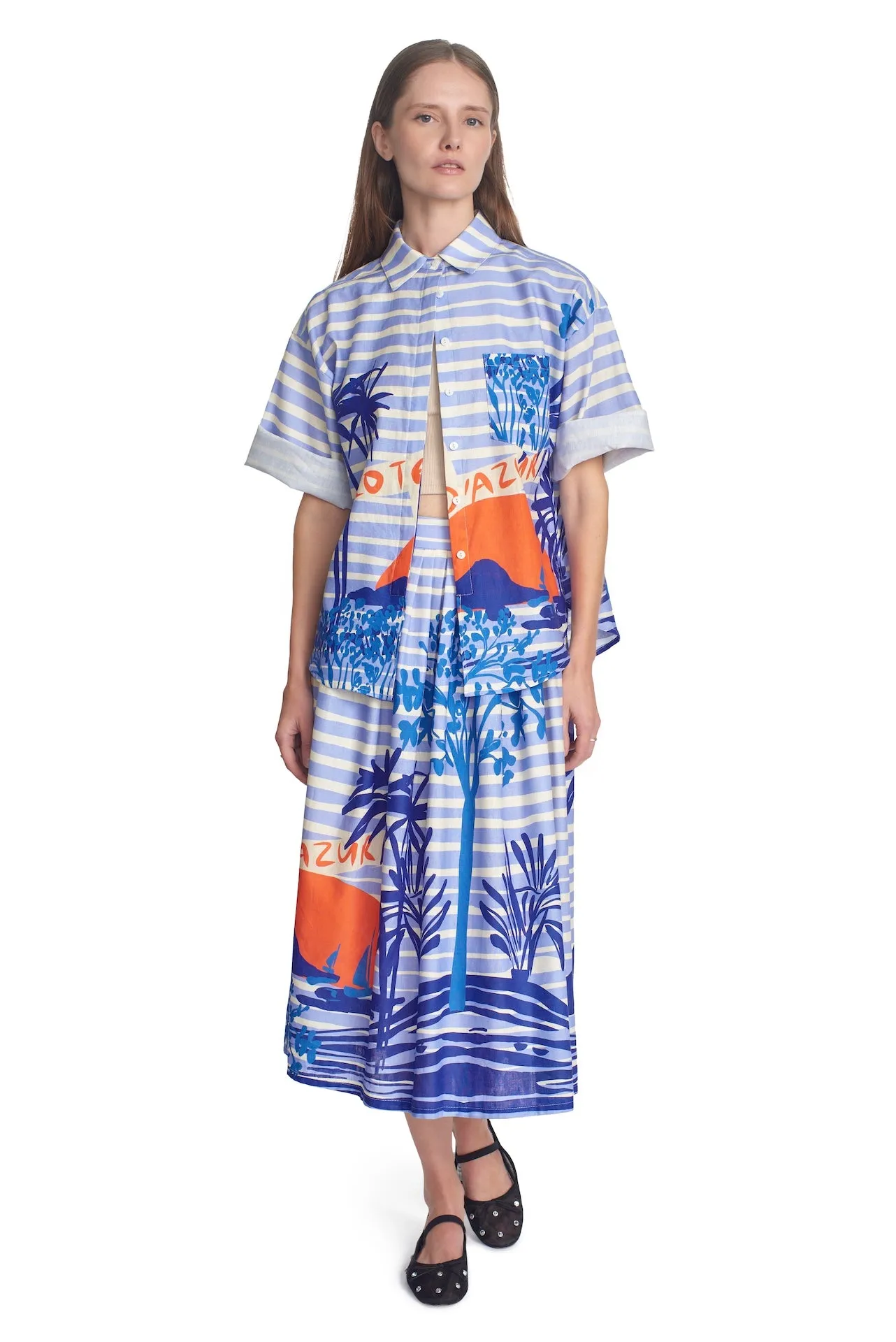 THE MASON SKIRT-SUNSET sold by Corey Lynn Calter product image thumbnail 2