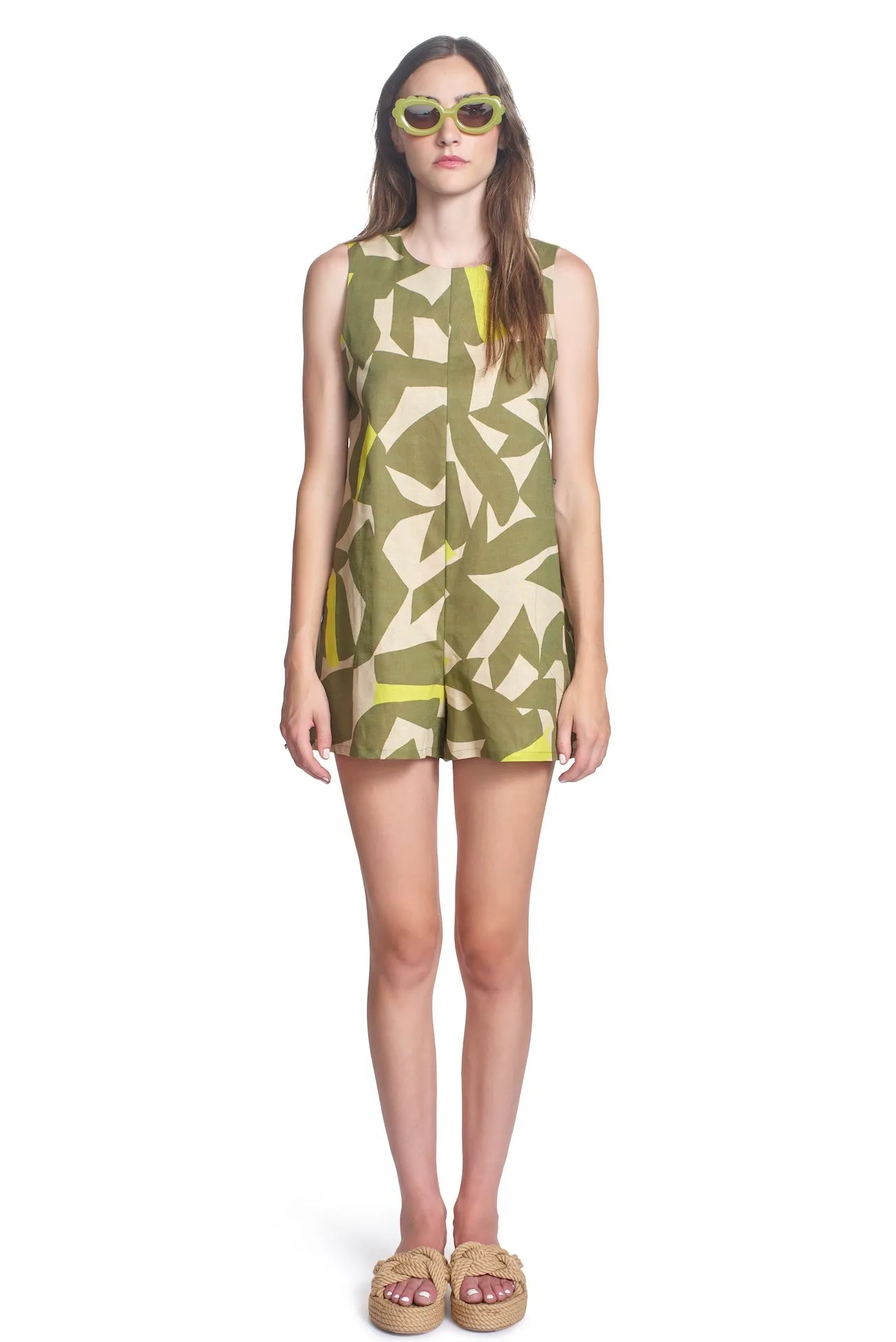 THE IRIS ROMPER-GEO sold by Corey Lynn Calter product image thumbnail 2
