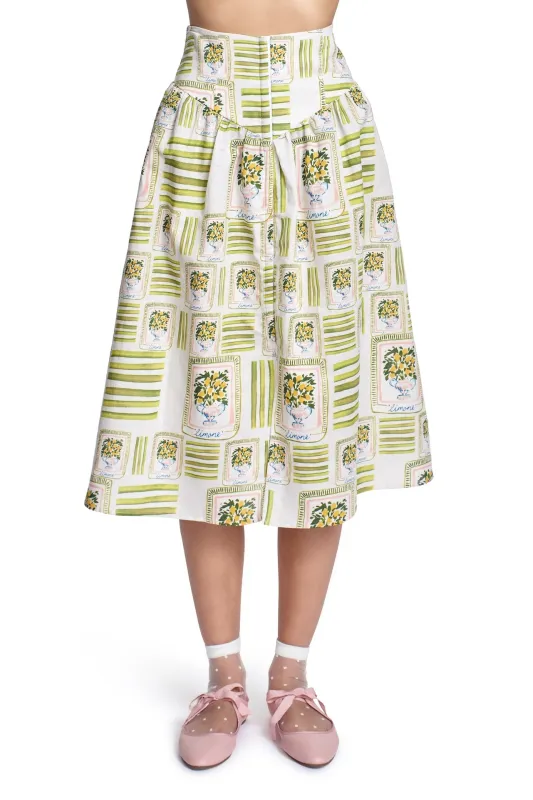 THE LULEE SKIRT-LEMON sold by Corey Lynn Calter