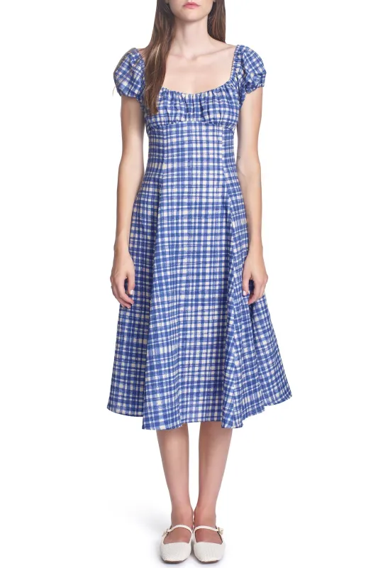 THE CORDELIA DRESS-PLAID made by Corey Lynn Calter