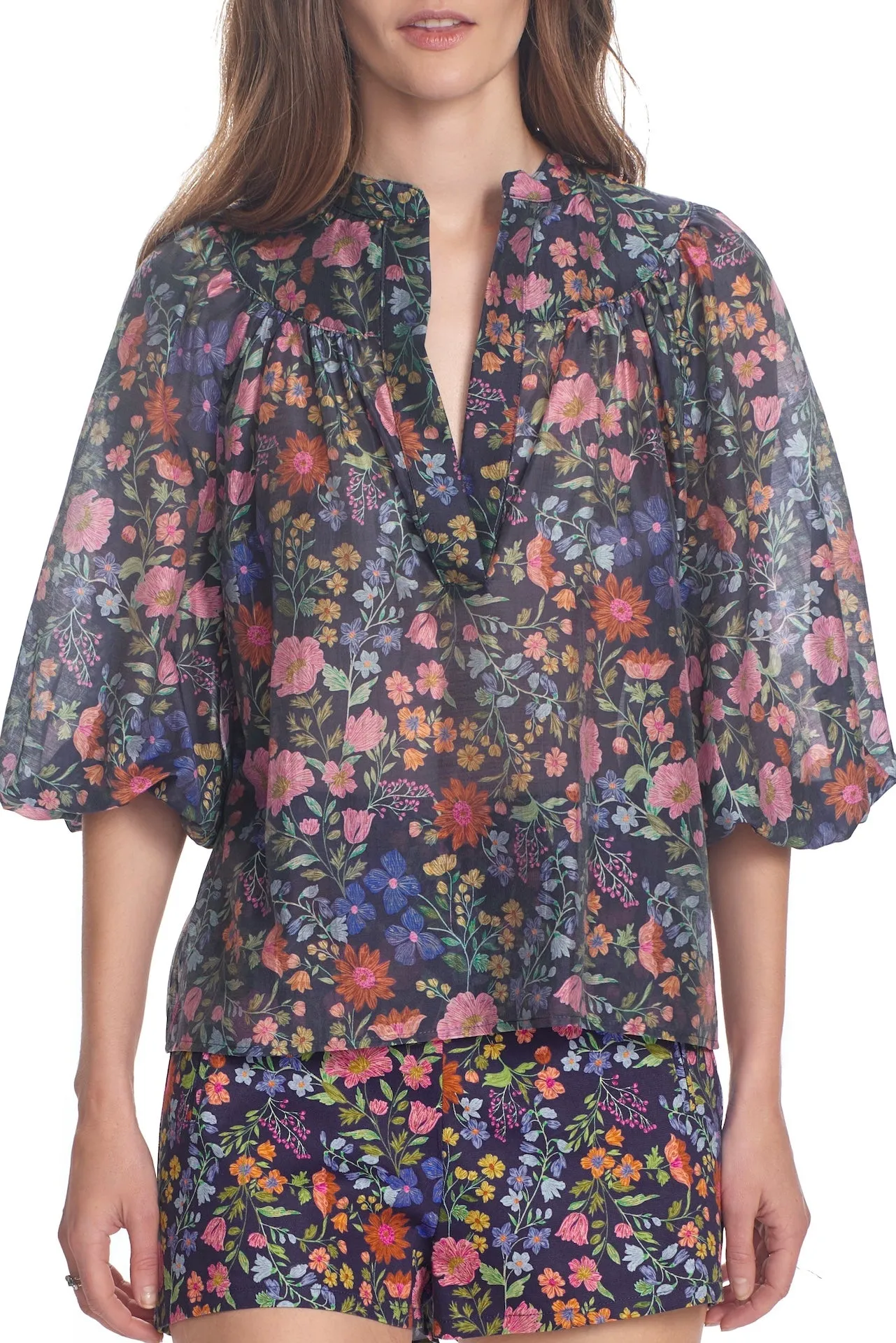 THE CORINNE TOP-FLORAL sold by Corey Lynn Calter