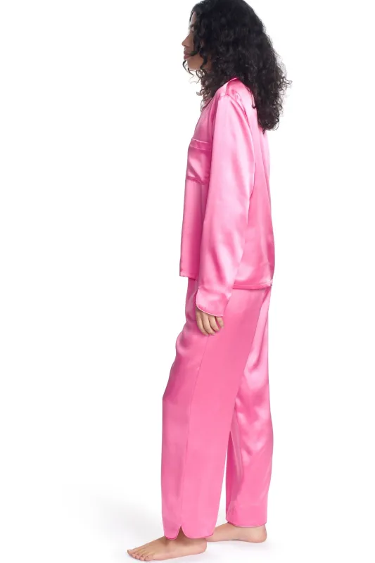 OPAL SILK PAJAMA LOUNGE SET made by Corey Lynn Calter