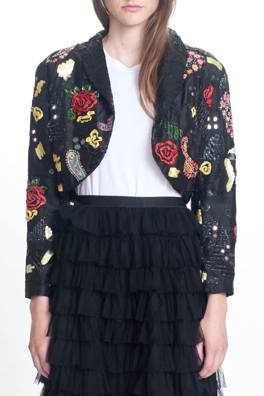 Beaded bolero jacket - Vintage sold by Corey Lynn Calter