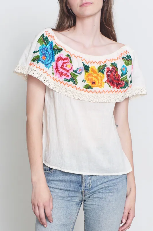 Mexican blouse - Vintage sold by Corey Lynn Calter
