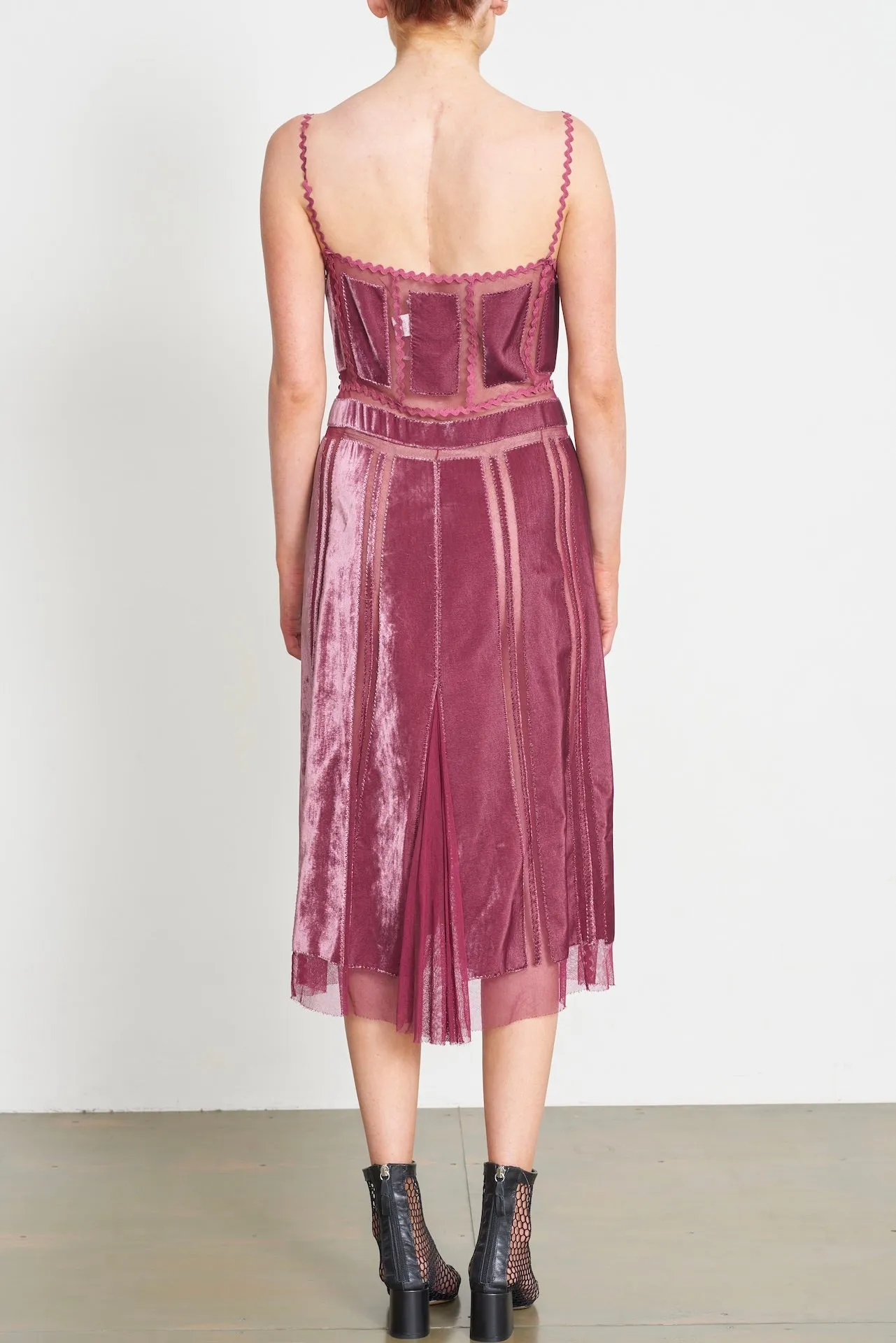 ALBERTA FERRETTI Velvet and Chiffon dress - Pre Owned sold by Corey Lynn Calter product image thumbnail 4