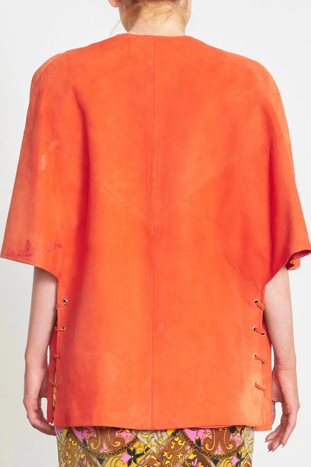 Suede Cape 1970's - Vintage sold by Corey Lynn Calter product image thumbnail 3