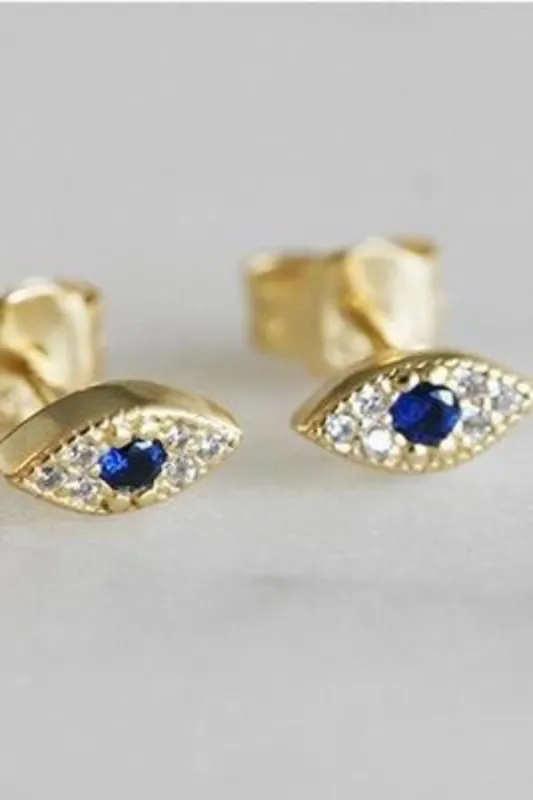 Seeing Eye Stud Earrings made by Corey Lynn Calter