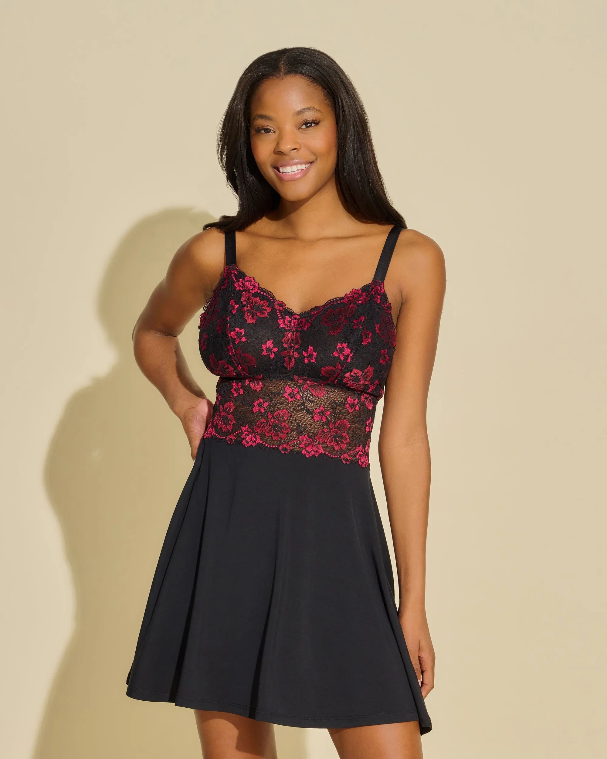 Curvy Chemise & G-String Set sold by Cosabella product image thumbnail 3