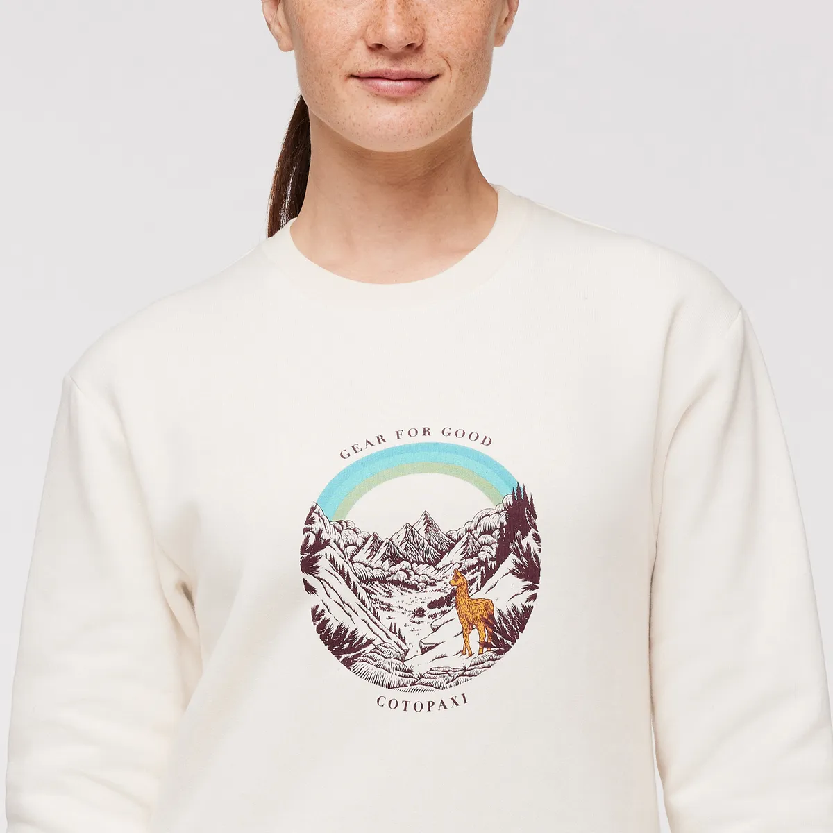 Traveling Llama Crew Sweatshirt - Women's sold by cotopaxi product image thumbnail 5