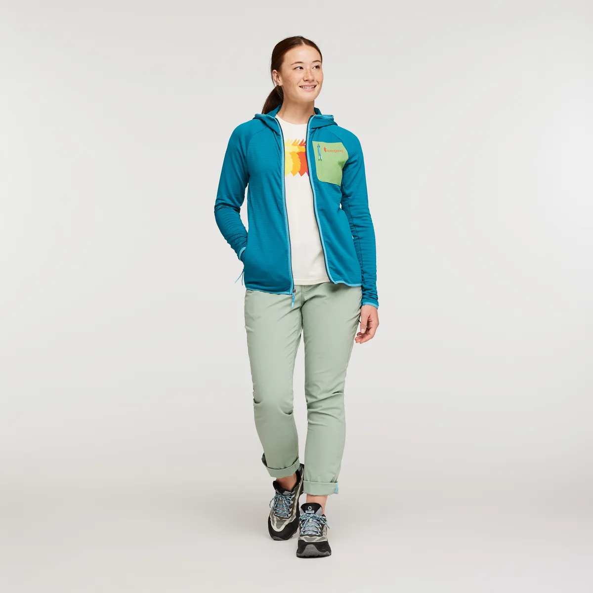 Otero Fleece Full-Zip Hooded Jacket - Women's sold by cotopaxi product image thumbnail 3