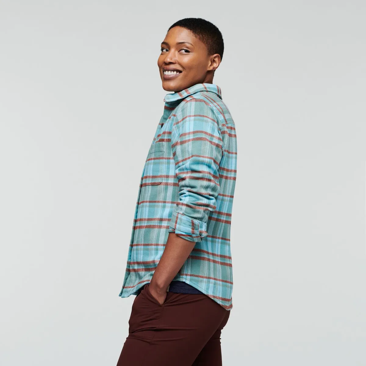 Mero Organic Flannel Shirt - Women's sold by cotopaxi product image thumbnail 3