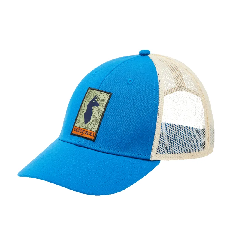 Llama Map Trucker Hat sold by cotopaxi