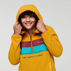Teca Fleece Hooded Half-Zip Jacket - Recycled - Men's sold by cotopaxi