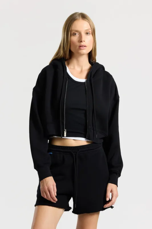 Boston Crop Hoodie sold by Cotton Citizen