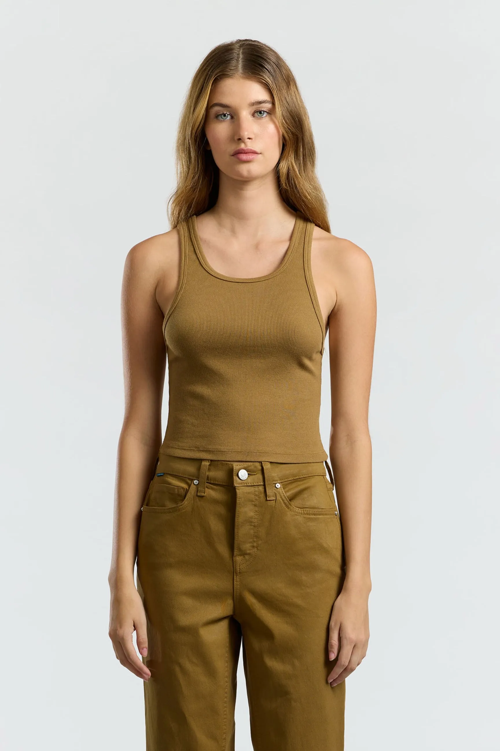 Verona Crop Tank sold by Cotton Citizen