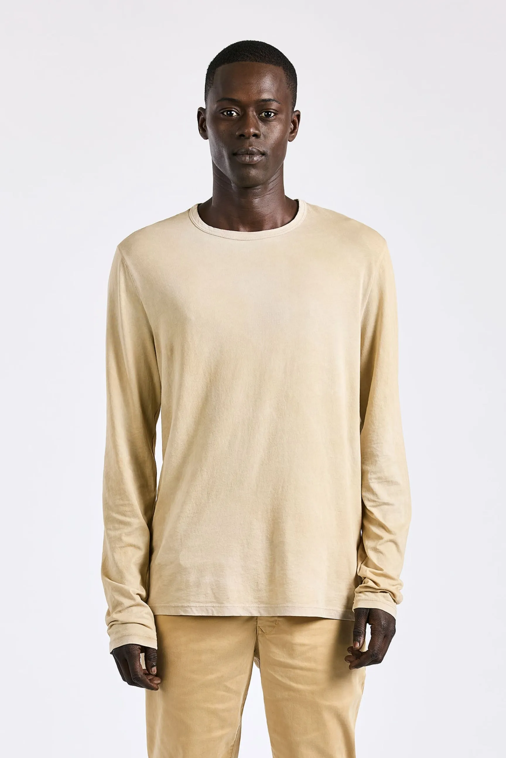 Classic Crew Long Sleeve Shirt sold by Cotton Citizen