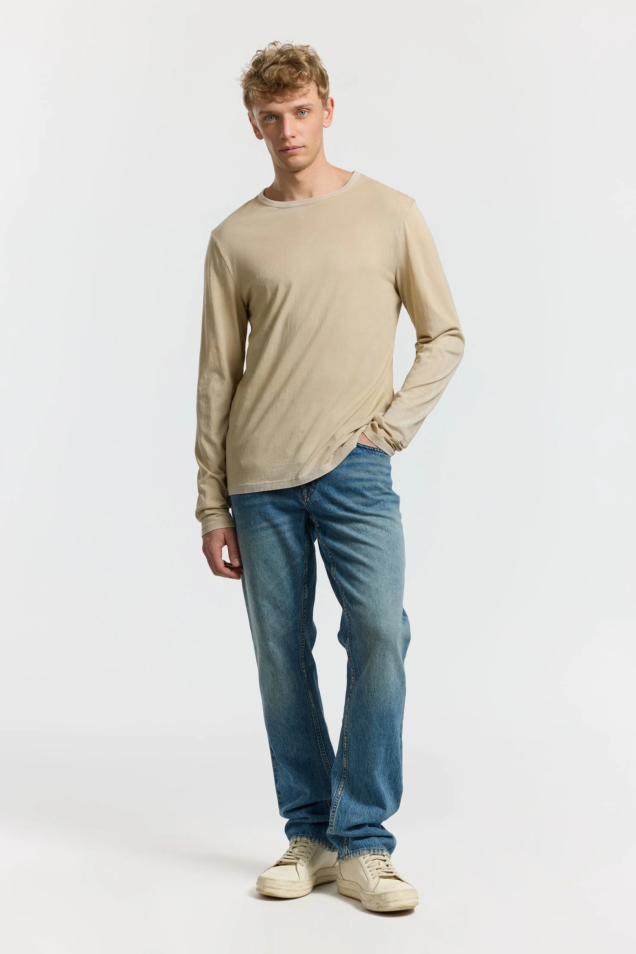 Classic Crew Long Sleeve Shirt sold by Cotton Citizen product image thumbnail 2