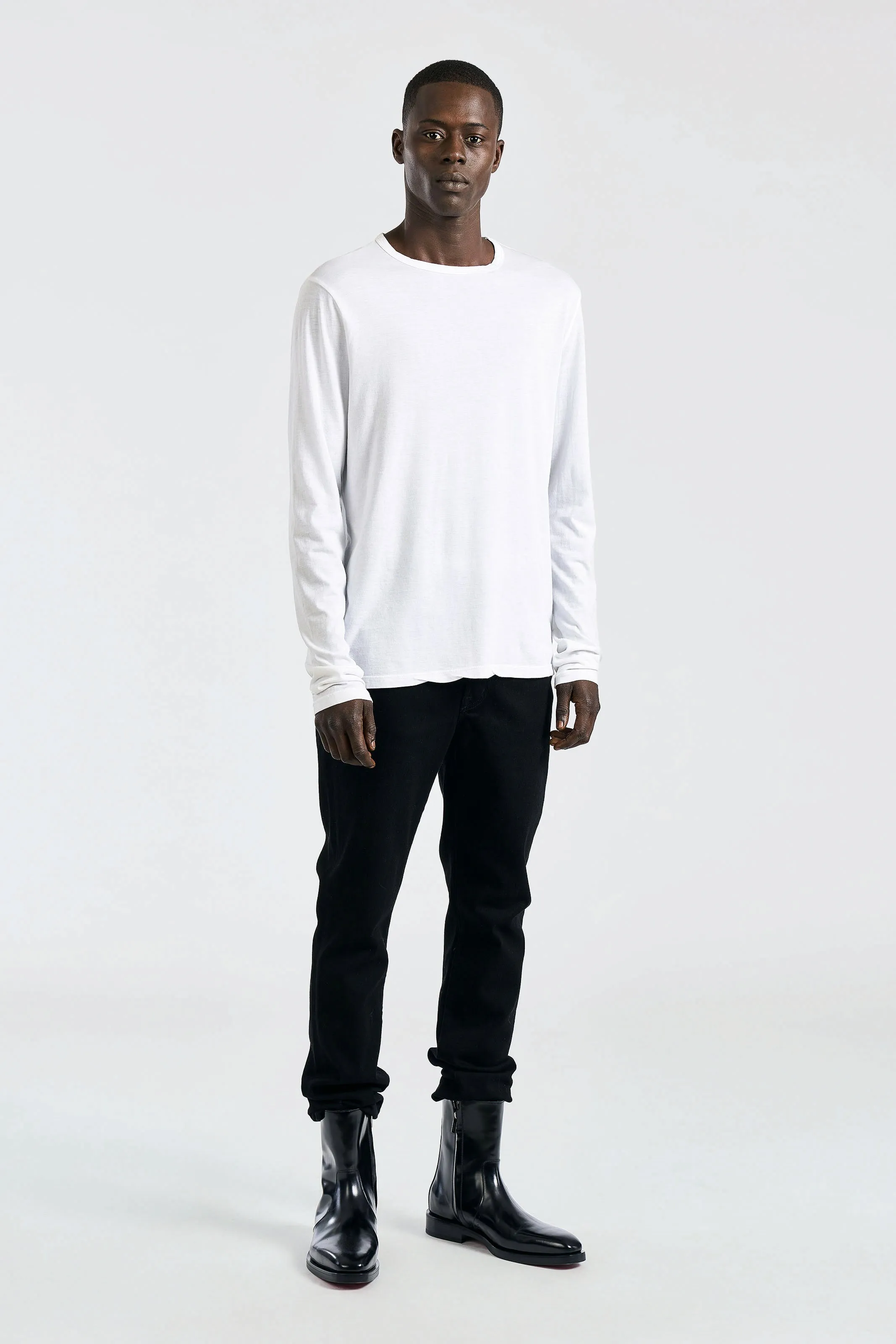 Classic Crew Long Sleeve Shirt sold by Cotton Citizen product image thumbnail 2