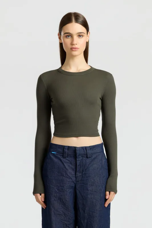 Verona Crop Shirt sold by Cotton Citizen