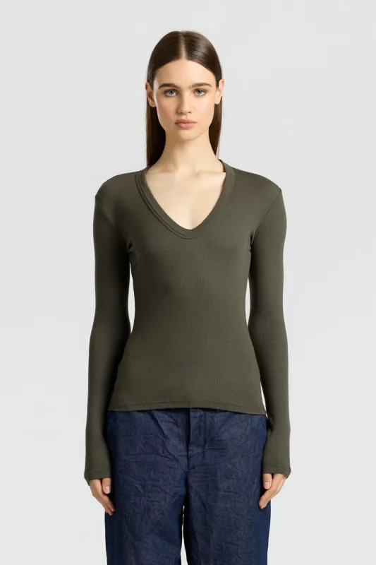 Verona U-Neck Shirt sold by Cotton Citizen