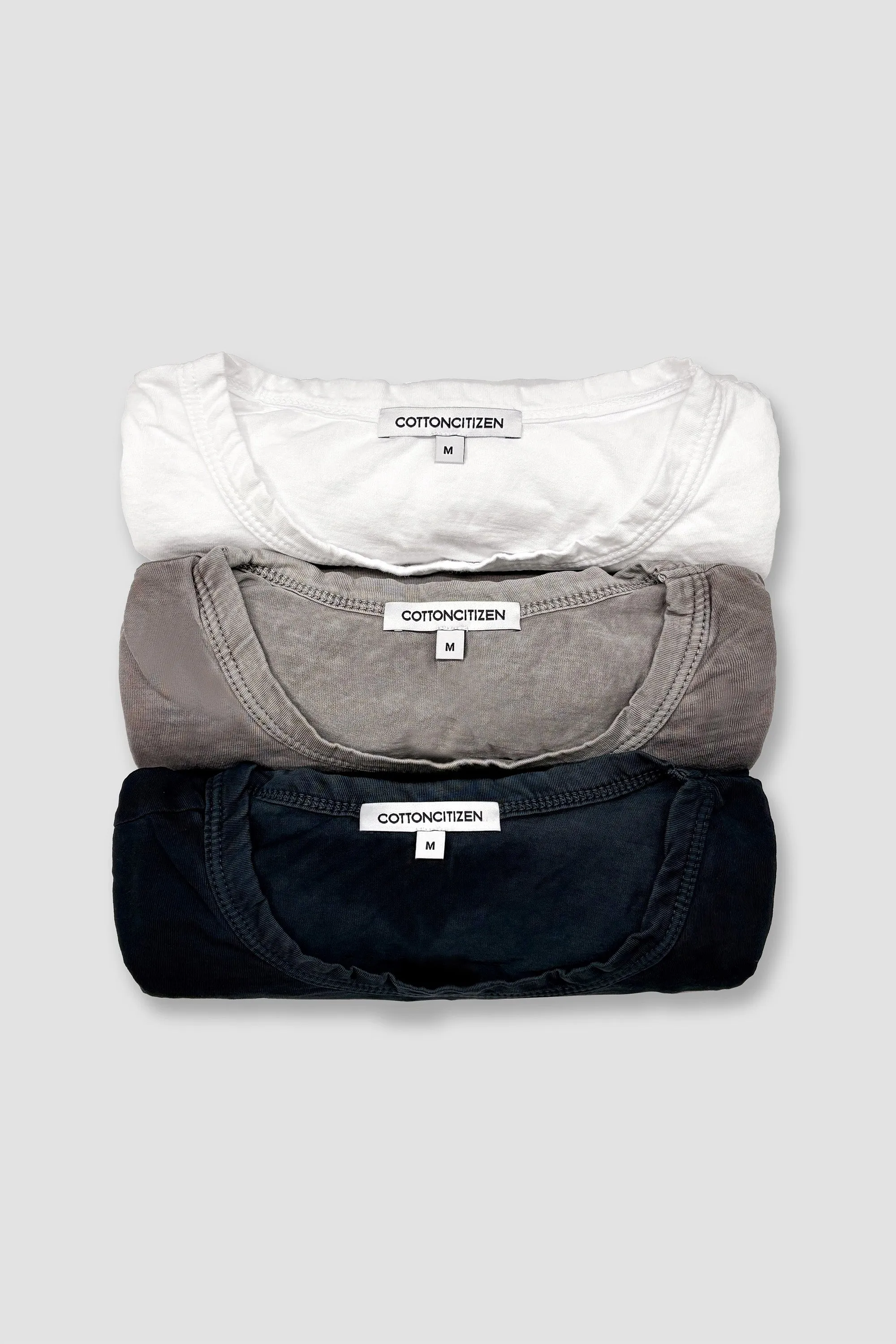 Classic Crew Long Sleeve Shirt (3-Pack) sold by Cotton Citizen