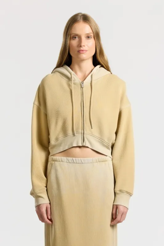 Boston Crop Hoodie sold by Cotton Citizen