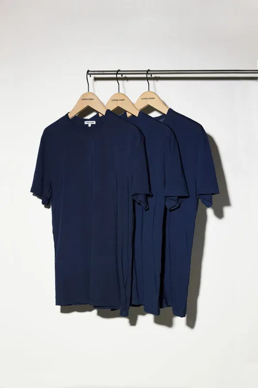 Classic Crewneck Tee (3-Pack) sold by Cotton Citizen